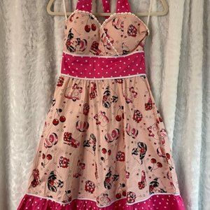 Sourpuss Cherries Halter Dress